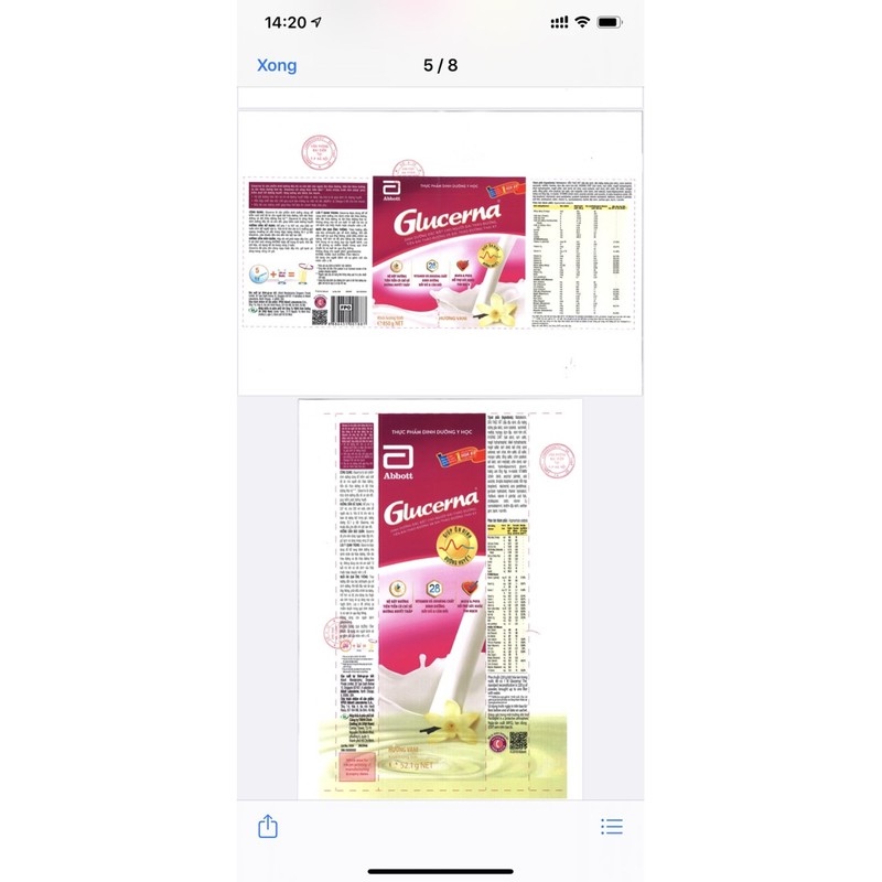 ♧▣  Sữa Abbott Glucerna 850G