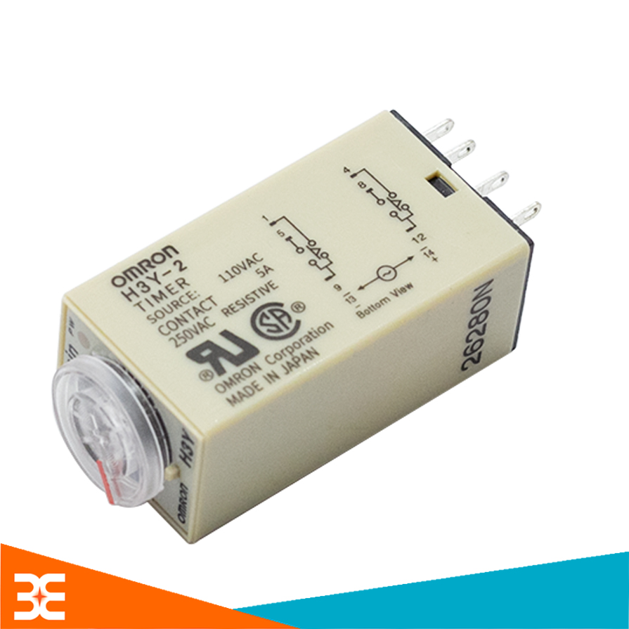 Relay Thời Gian Timer Omron H3Y-2 8P 110VAC