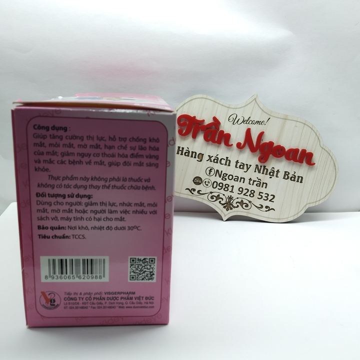 Kid Eye cốm bổ mắt - Hộp 20 gói