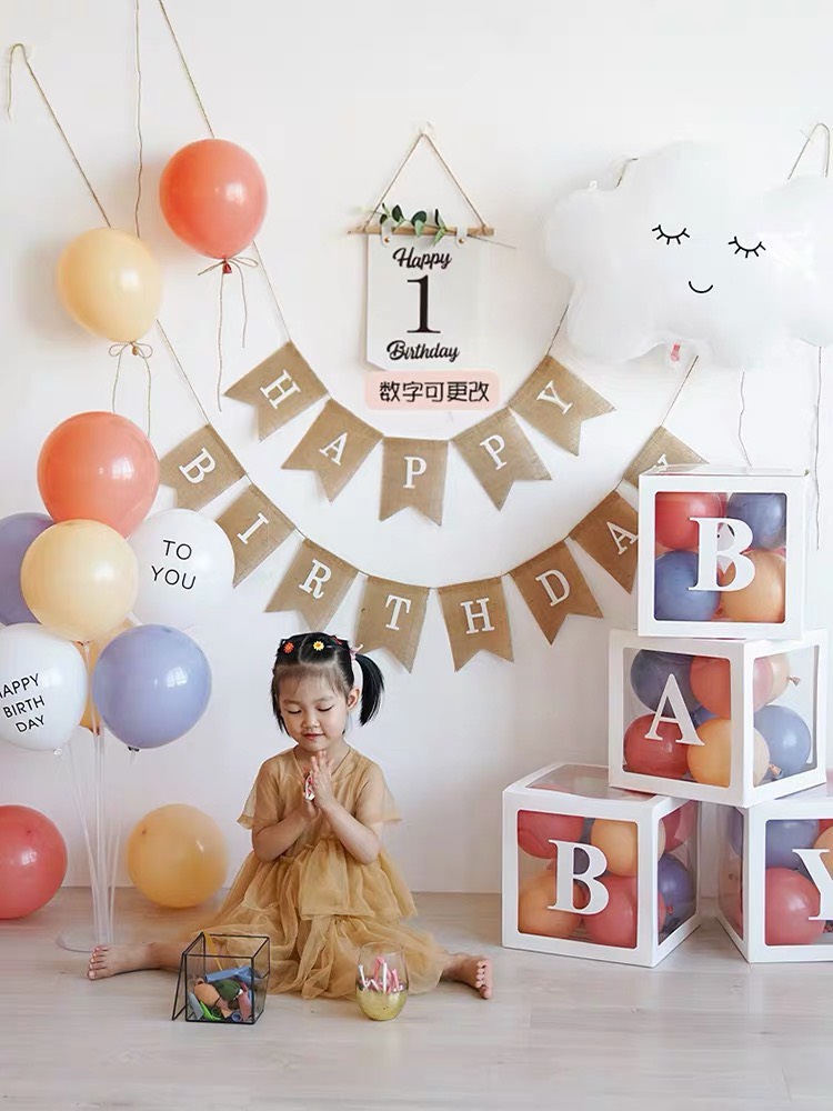 set trang trí sinh nhật bé trai,bé gái Hàn Quốc