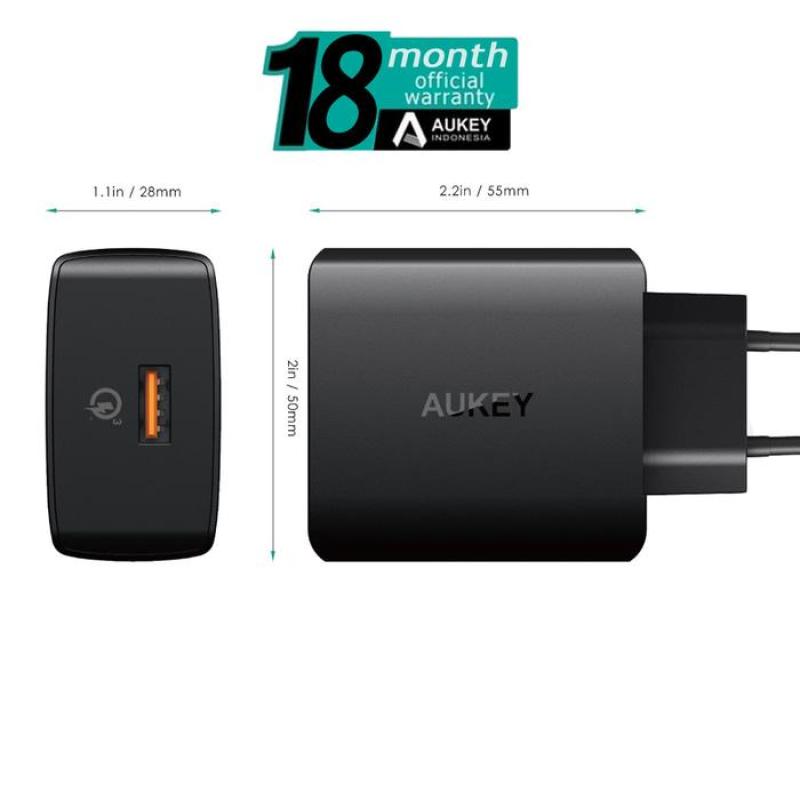 Giá CỦ SẠC NHANH 1 CỔNG QC 3.0 AUKEY PA-T17 (TẶNG CÁP TYPE-C)