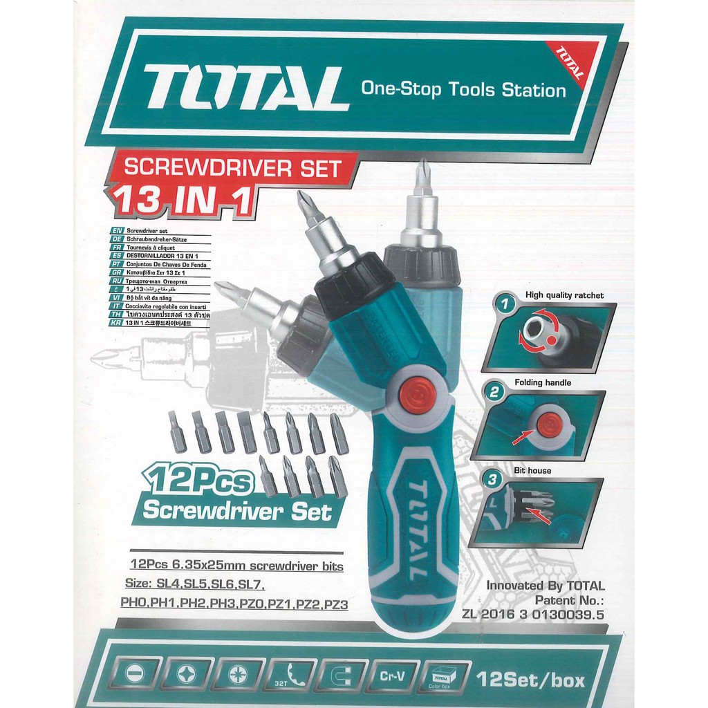 Bộ tua vít đa năng tacsd30136 total