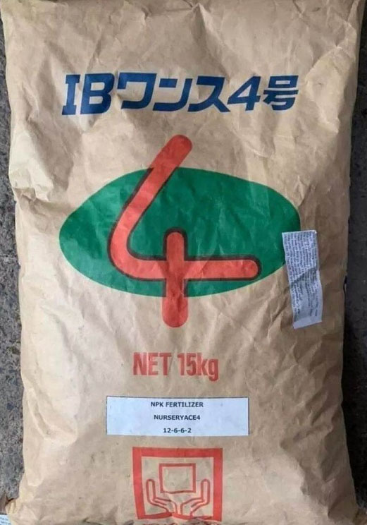 Phân tan chậm hạt bàng Nhật Bản 12-6-6 Túi 200gram