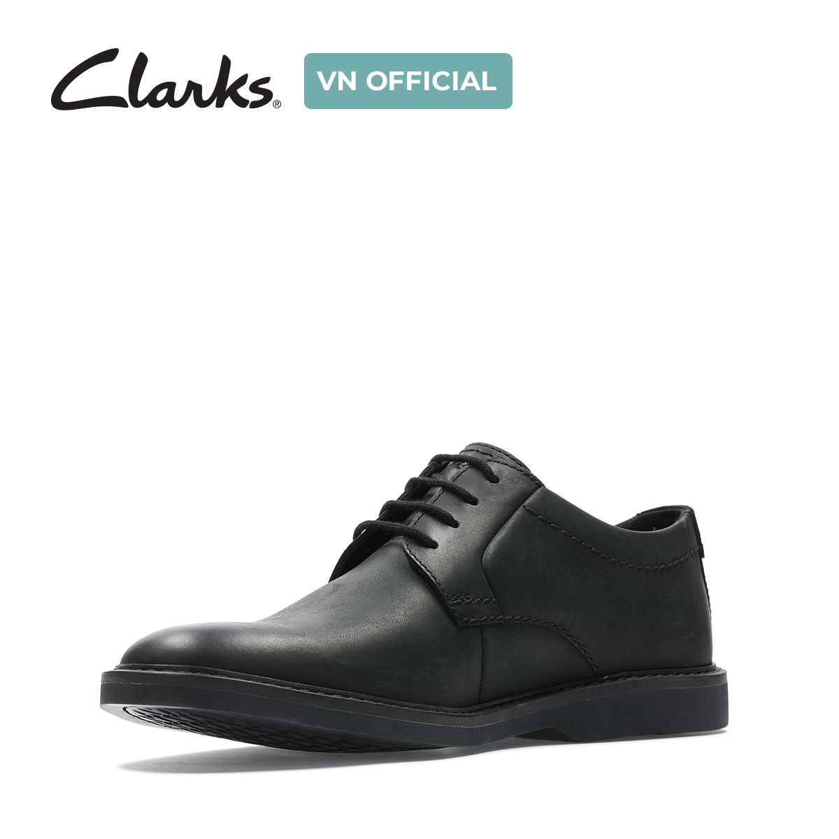 Clarks Men's Leather Western Shoes - Atticus Ltlace
