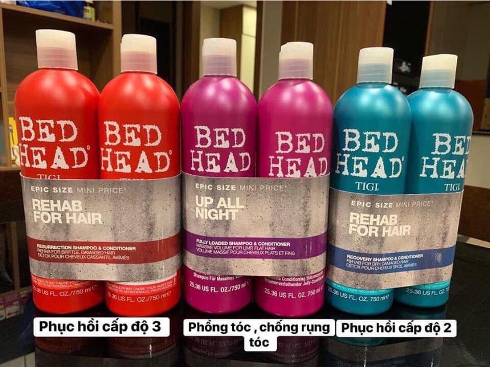 [HCM][Hàng chuẩn] CẶP GỘI - XẢ TIGI BED HEAD màu đỏ