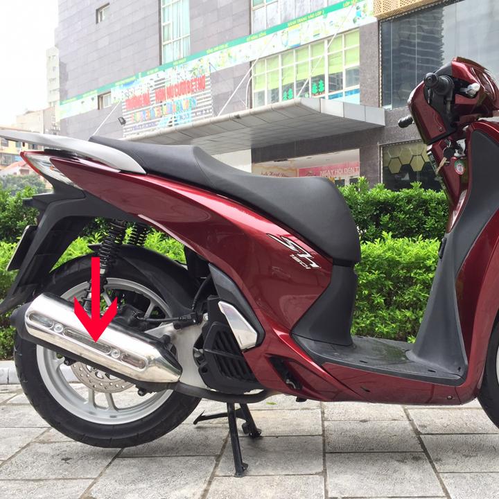 Nẹp pô xe SH nhập