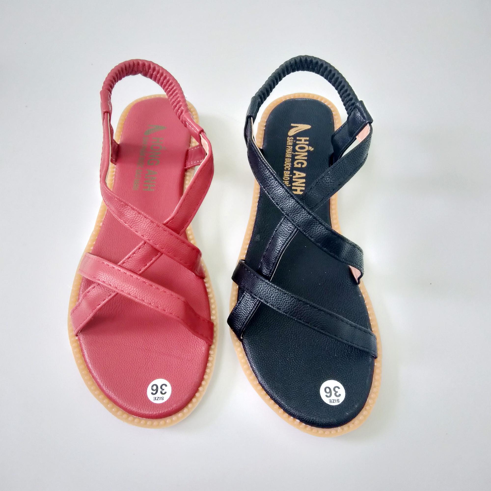 [HCM]Sandal quai chéo da mờ