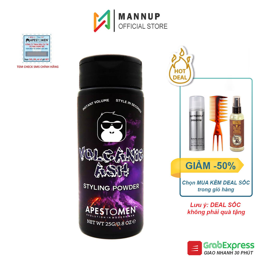 Bột Tạo Phồng Tóc Apestomen Volcanic Ash Styling Powder 25g