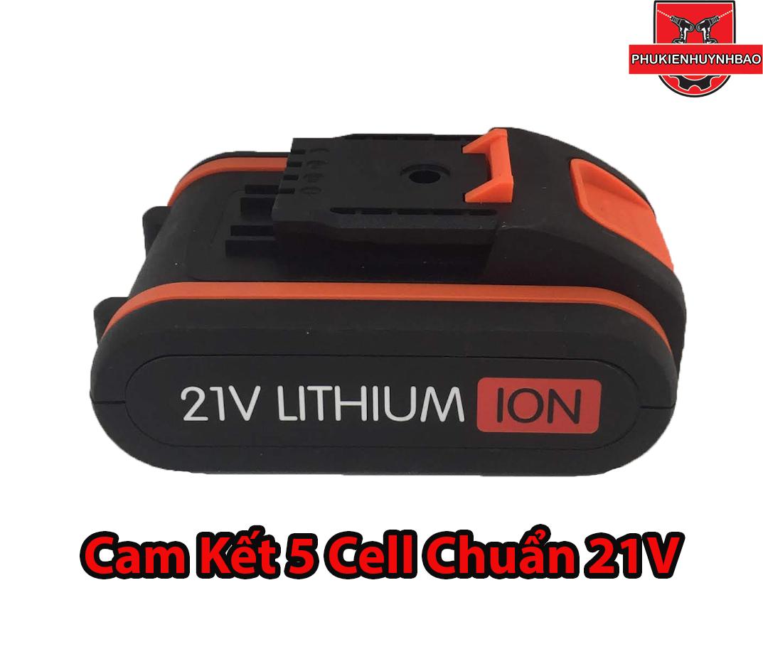 Pin 21v máy khoan voto chân pin 18mm - pin máy khoan 21v chân pin 18mm