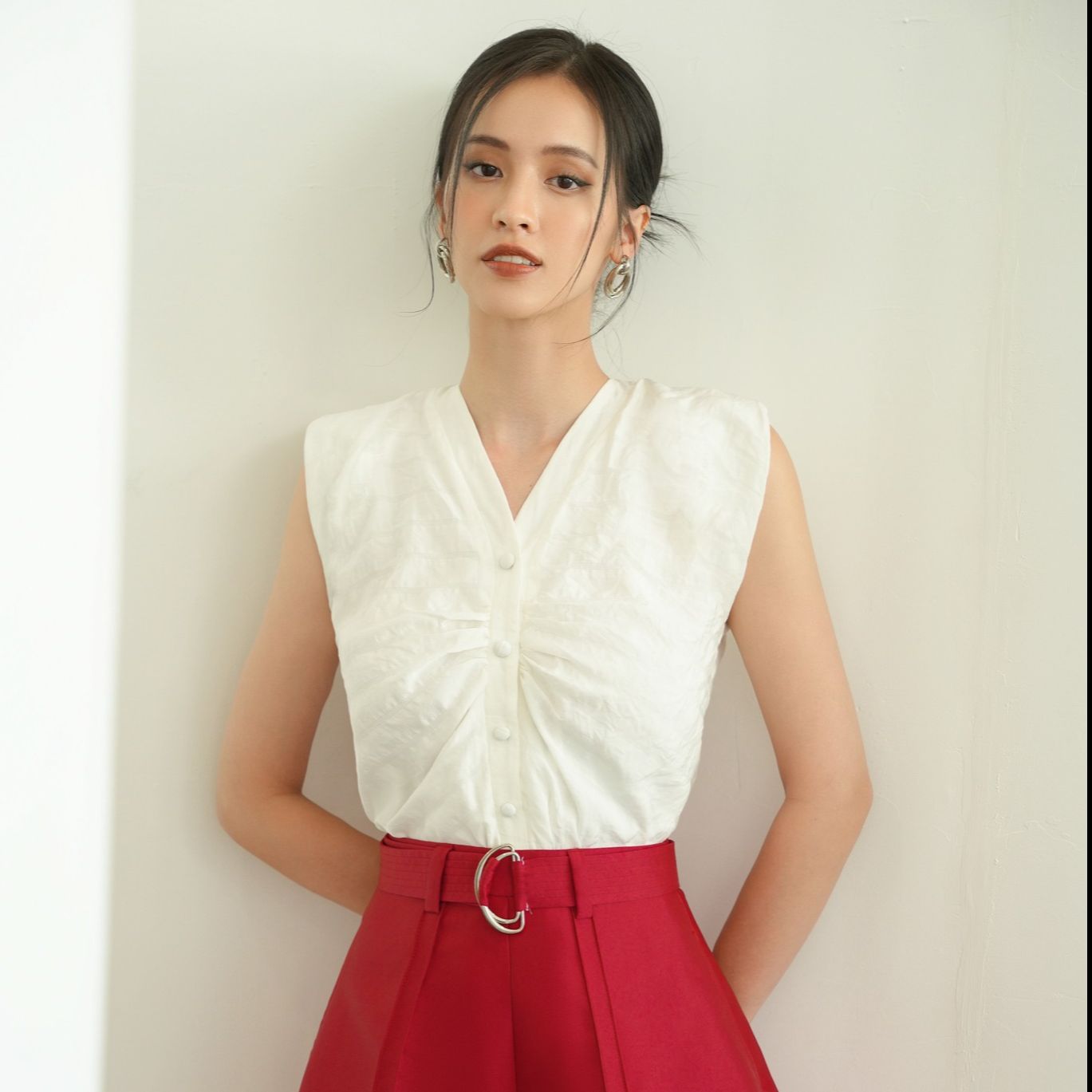 OLV - Áo Chamie White Top