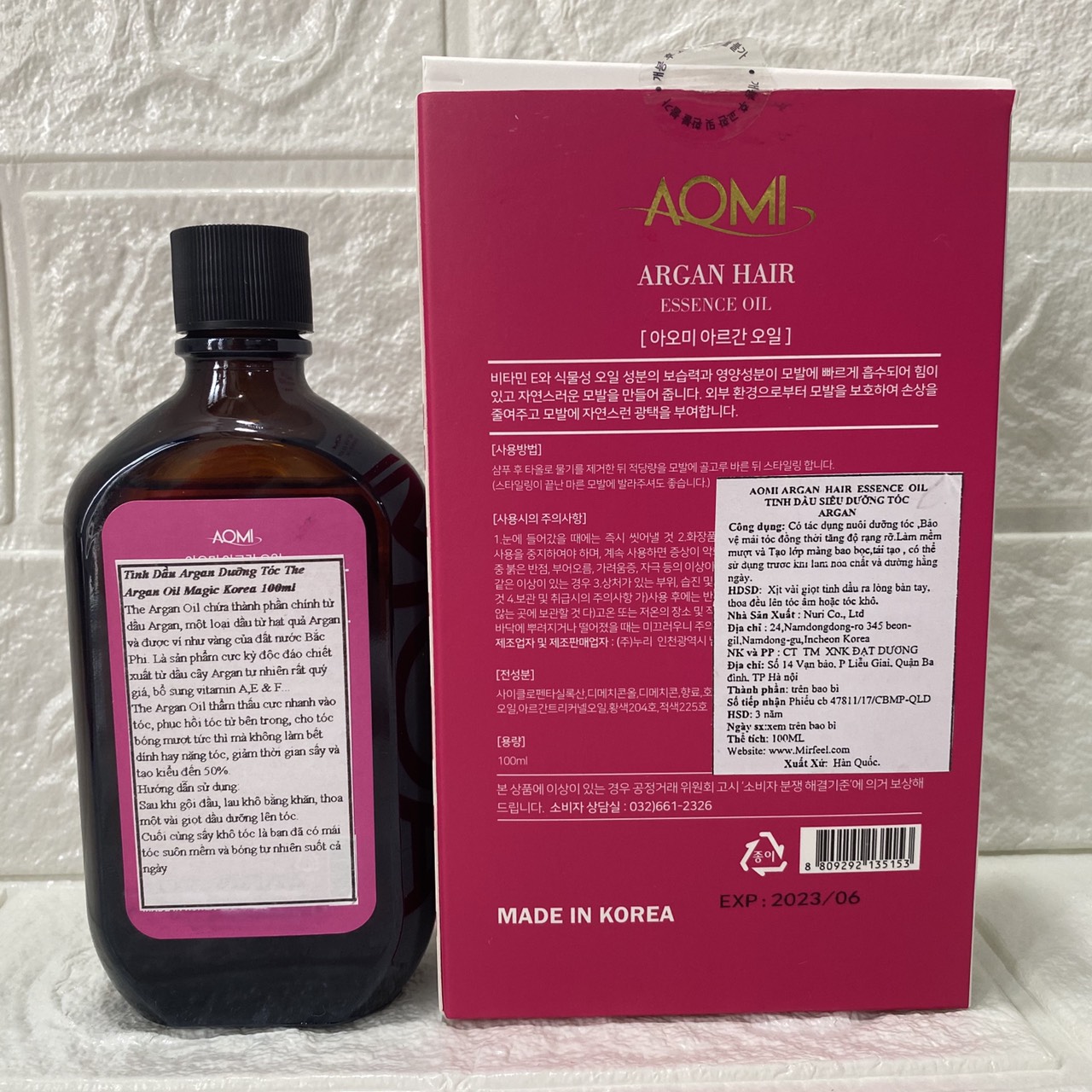 [HCM]Tinh Dầu Argan Dưỡng Tóc The Argan Oil Magic Korea 100ml
