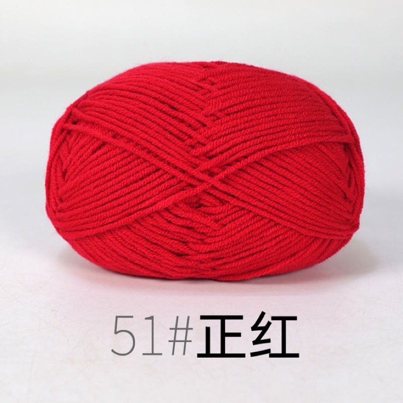 Len milk cotton 50g (Bảng màu 2 từ 51-70)