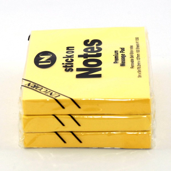 Giấy nhớ - Note UNC cỡ nhỏ, vừa, đại (3*2, 3*3, 3*4)