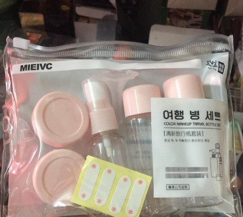 [HCM]Bộ chiết mỹ phẩm du lịch 7 món