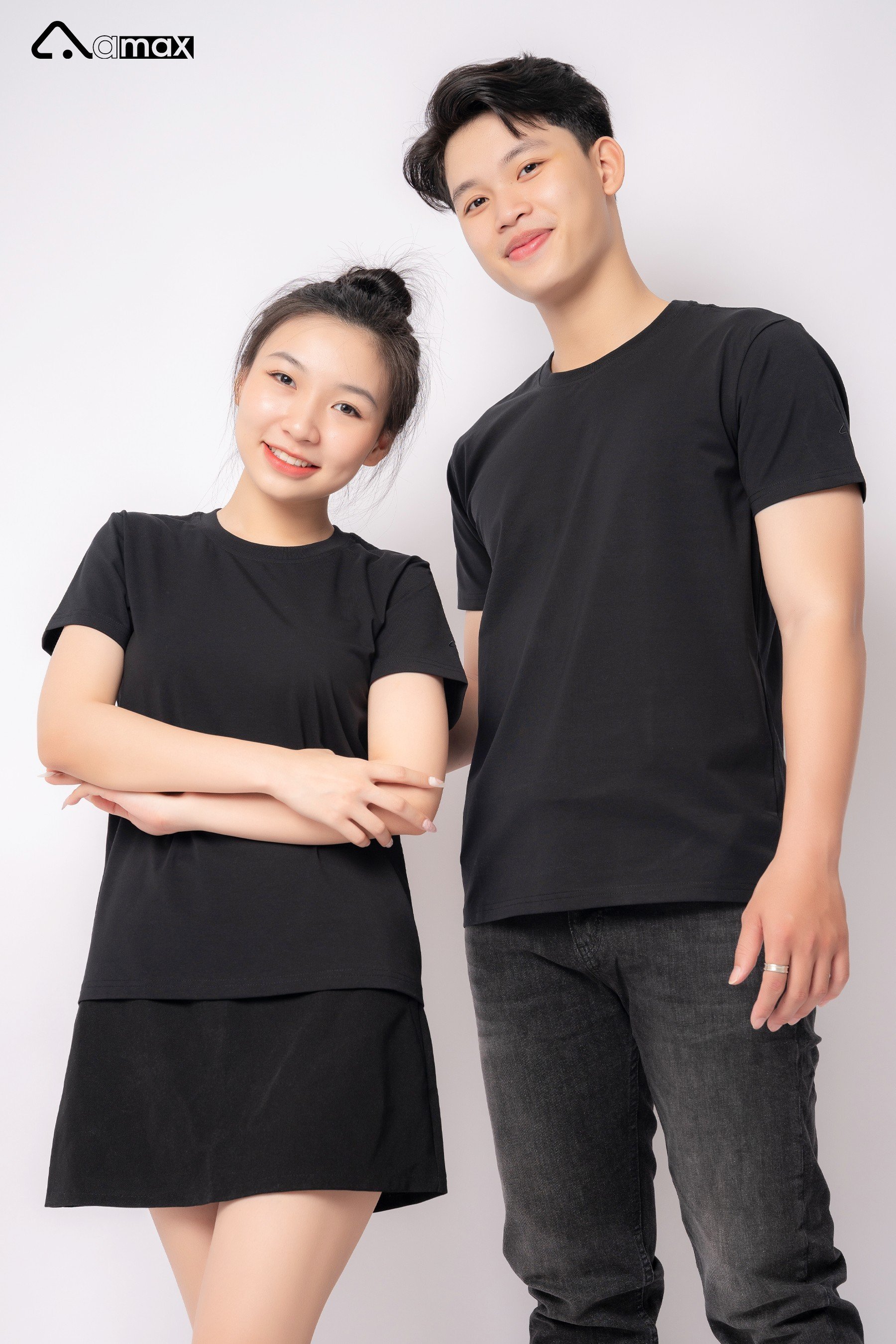 Áo thun trơn cho nữ, chất Cotton co dãn 4 chiều, 100% cotton