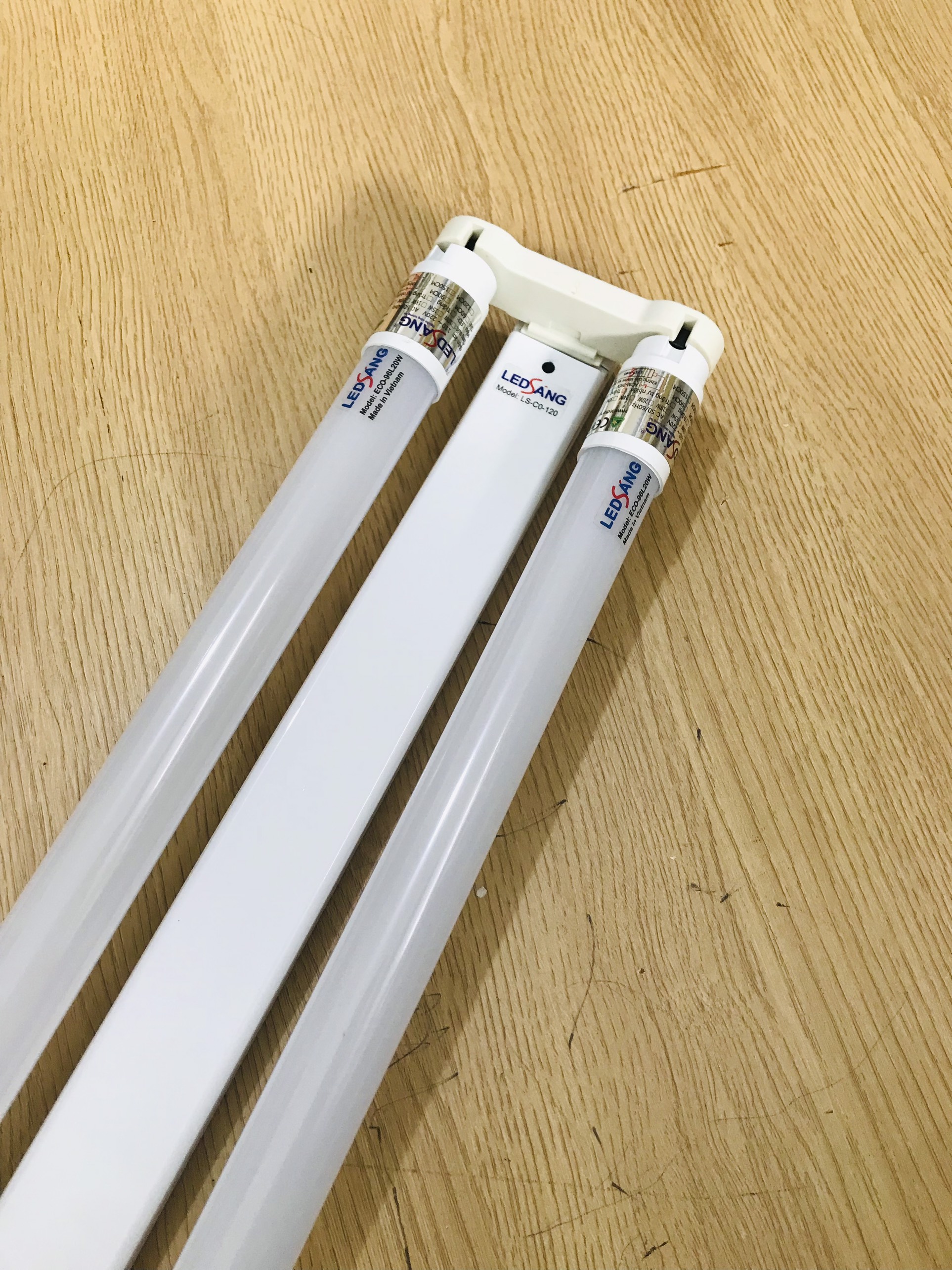 Máng đèn LED - Máng đèn LED đơn, đôi T8 1m2 - Máng đèn 1.2m