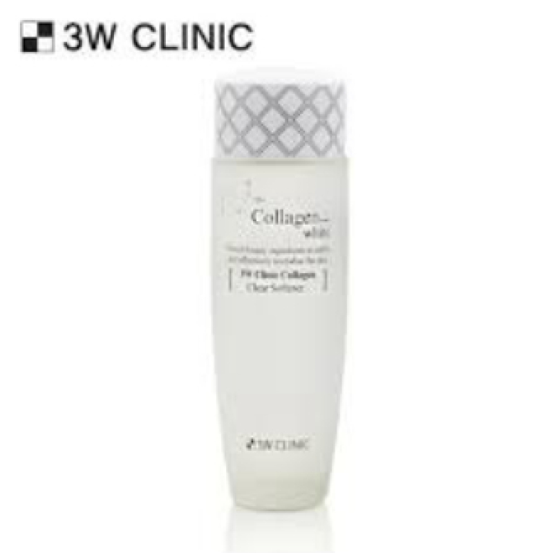 Nước hoa hồng trắng da 3W Clinic Collagen White 150ml Hàn Quốc Frorence86 Store Giúp dưỡng ẩm cho da - Màu trắng giá rẻ