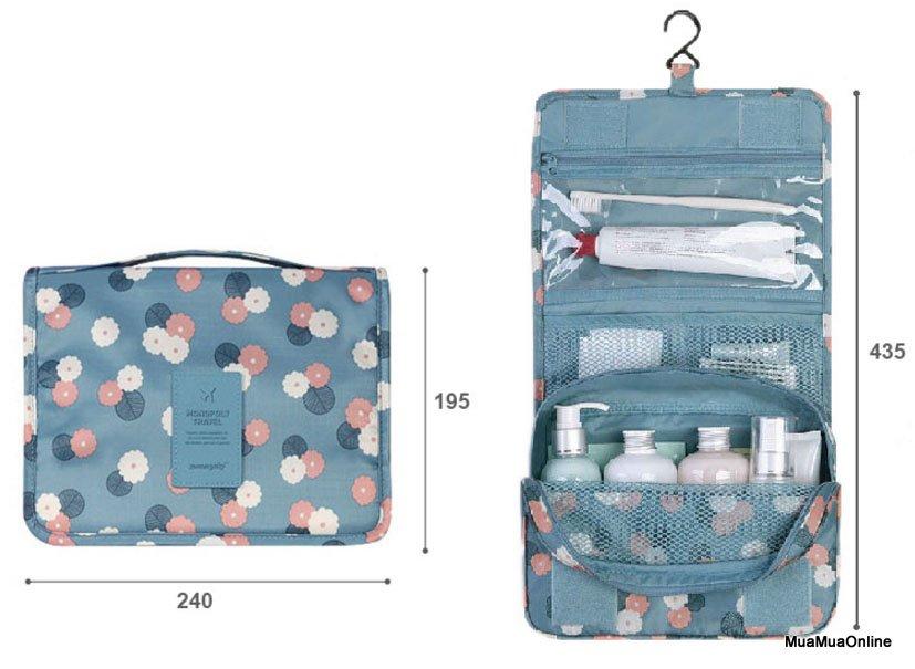 Túi Đựng Mỹ Phẩm Gấp Gọn Toiletry Pouch Tiện Dụng Khi Đi Du Lịch Cắm Trại