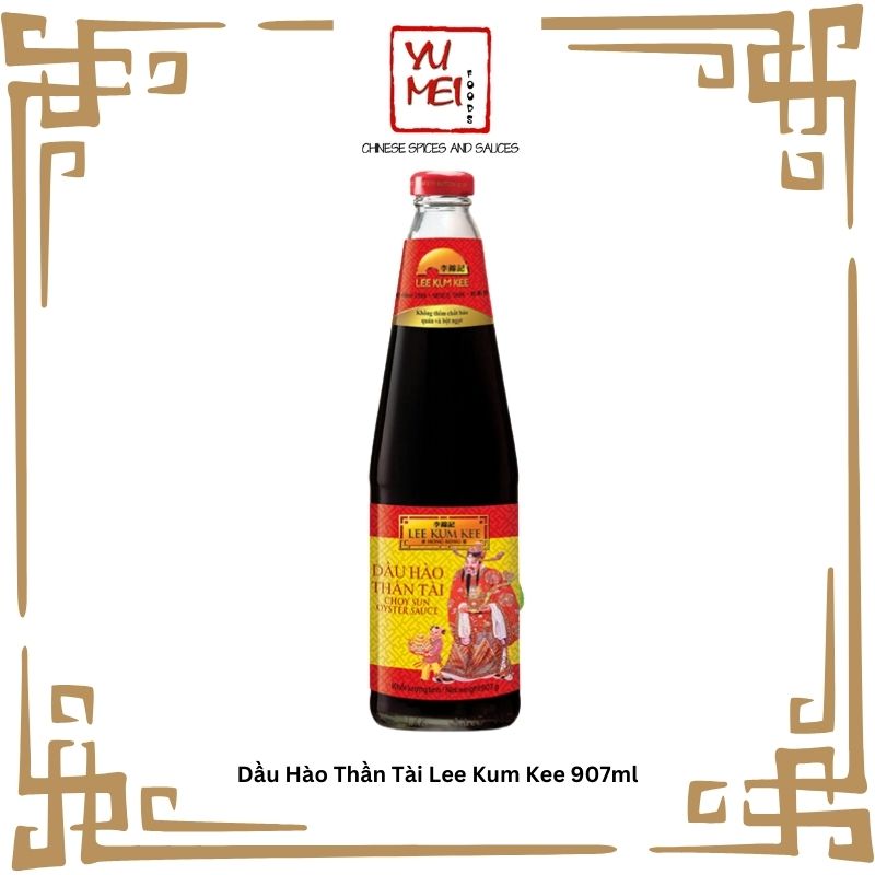 CHAI LỚN - Dầu Hào Thần Tài Lee Kum Kee 907ml