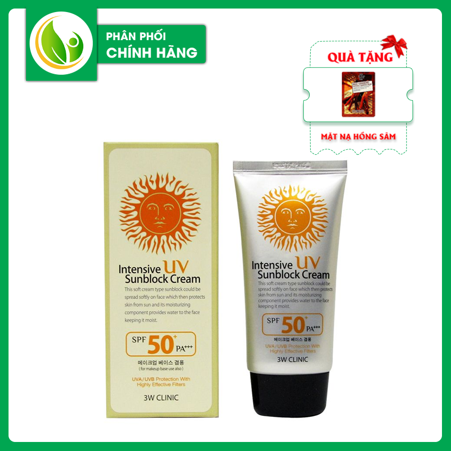 Kem Chống Nắng 3W Clinic Intensive UV 70ml