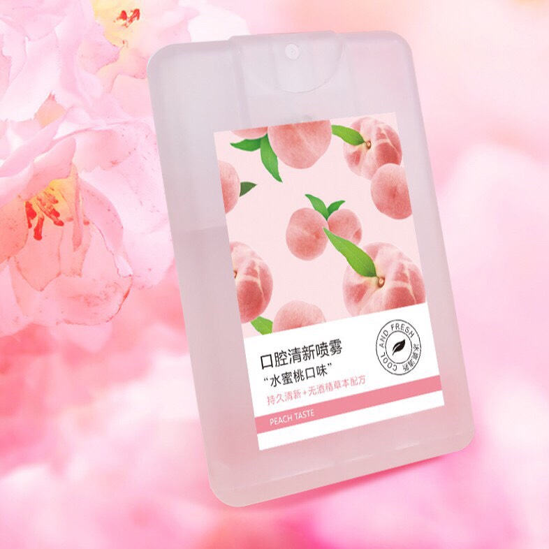 Xịt Thơm Miệng Heyxi Vị Đào Thơm Mát CX5