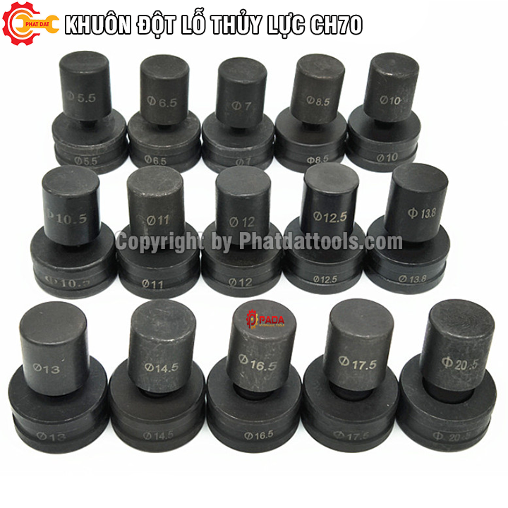 Khuôn đột lỗ tròn cho máy đột thủy lực CH-70
