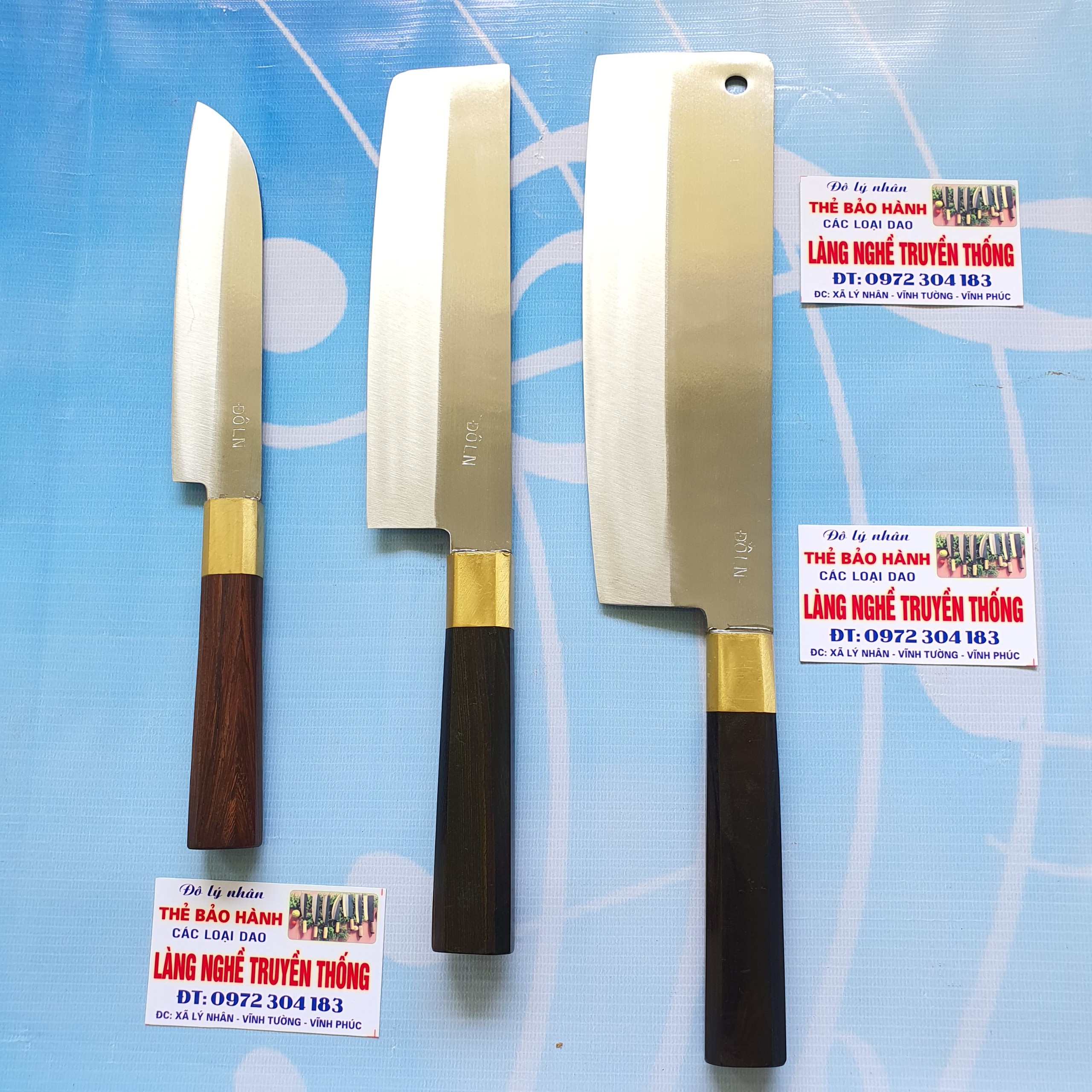 dao nhà bếp dao thái thép trắng cao cấp