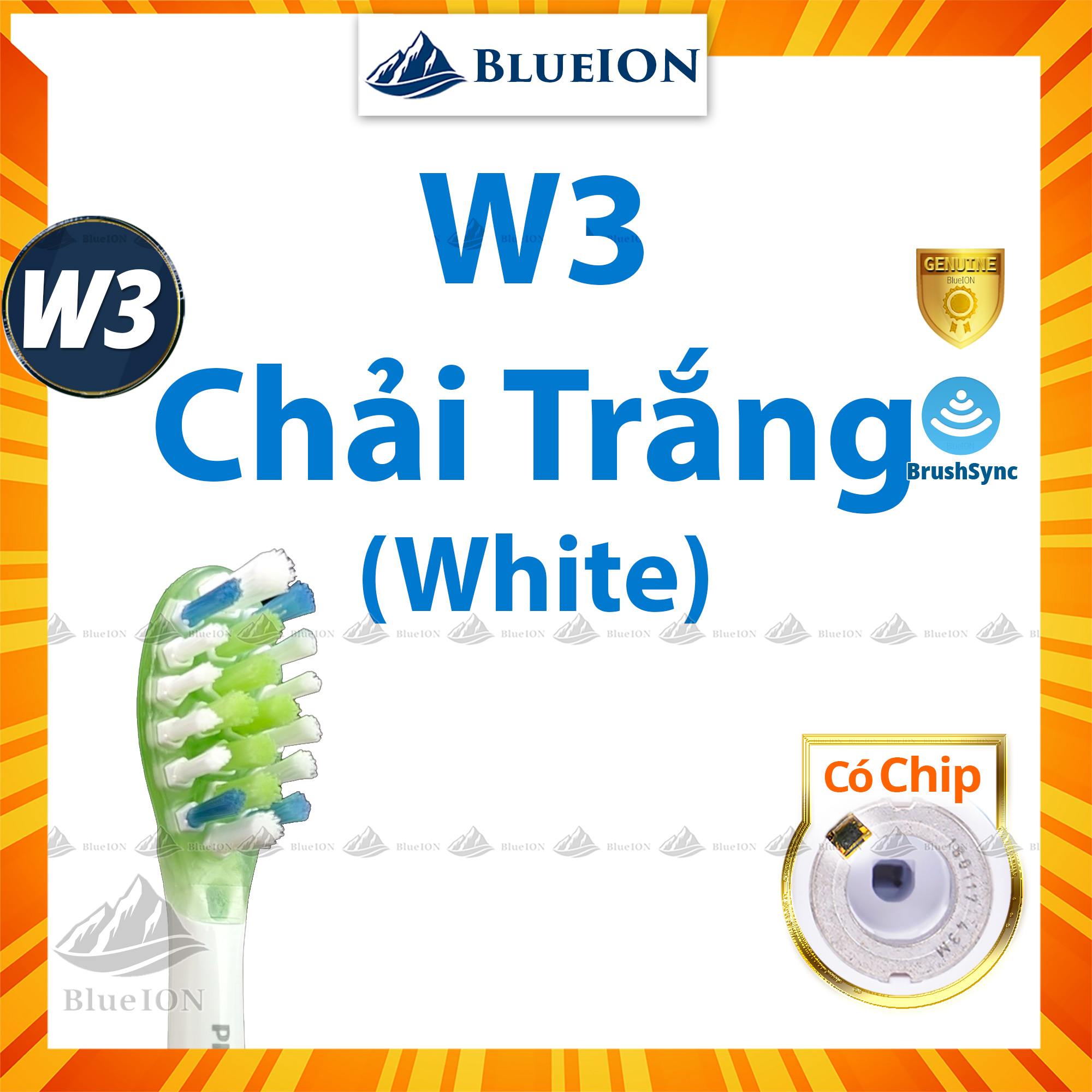 [HCM][Hàng Mỹ] Đầu bàn chải điện Philips Sonicare W3 PREMIUM White