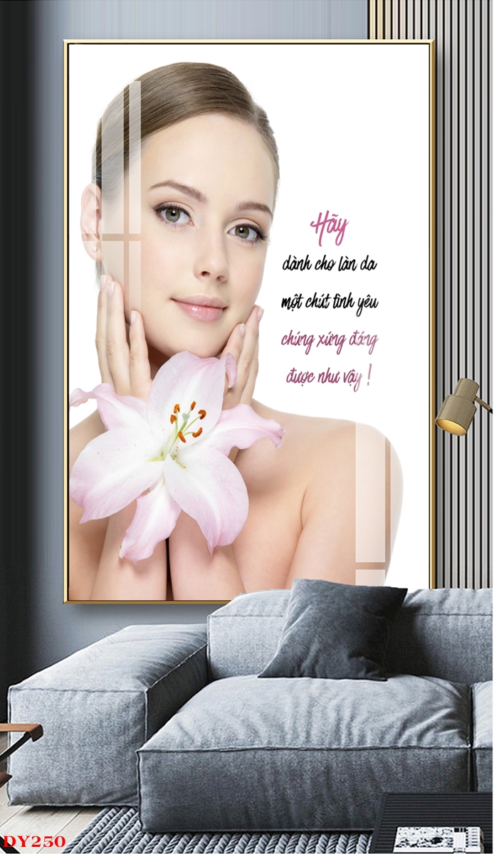 TRANH DÁN TƯỜNG SPA - TRANH SPA ĐẸP DY250