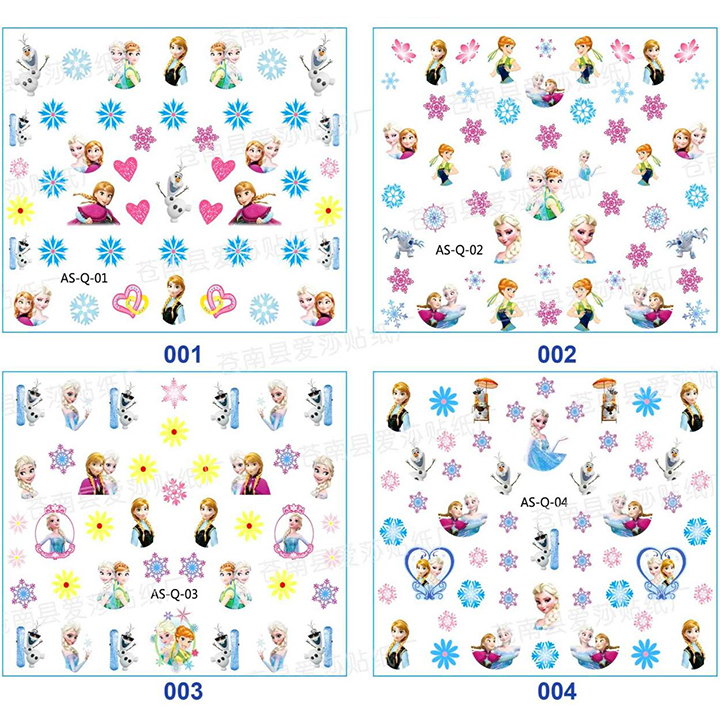 sticker dán móng cho bé gái đáng yêu BBShine