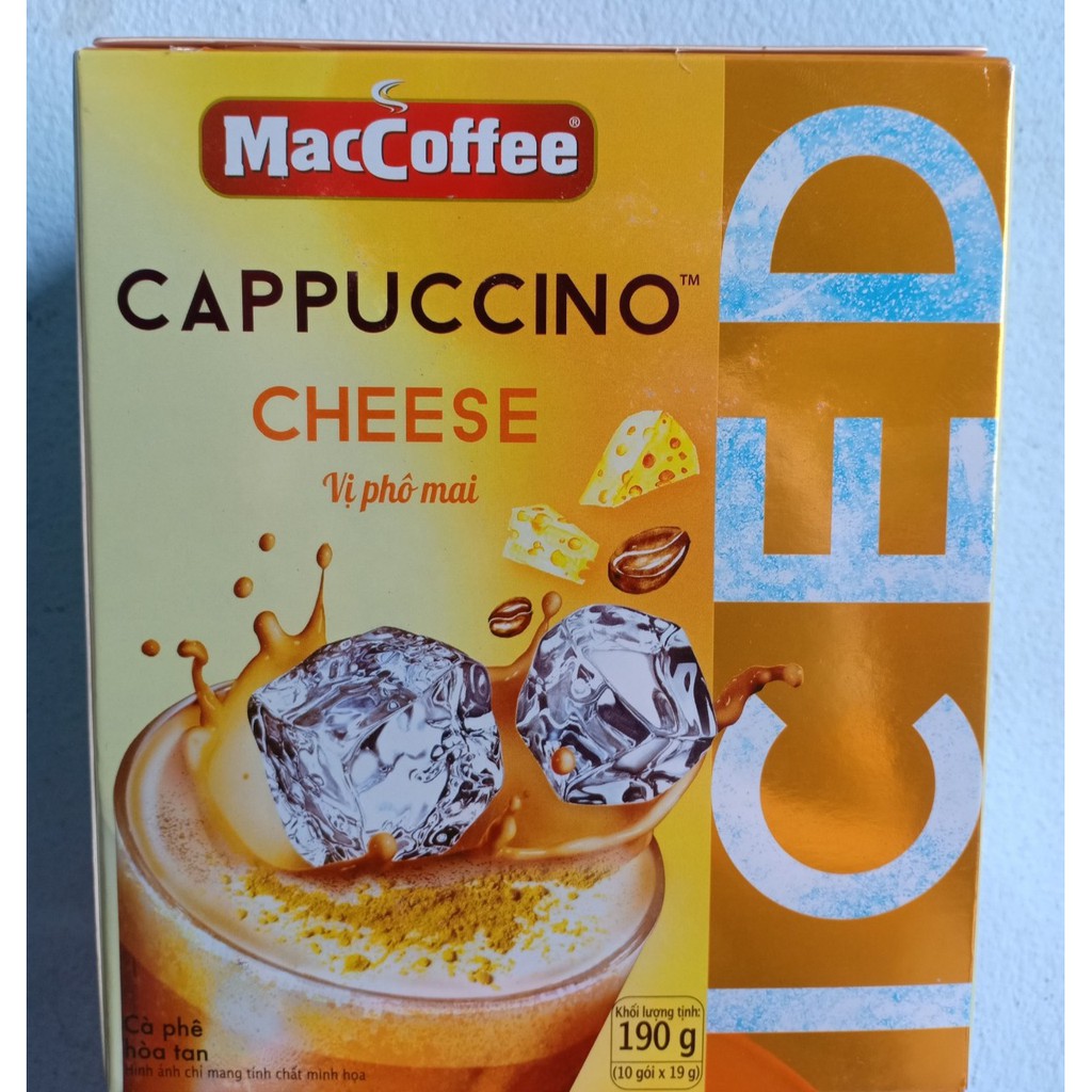 Cà Phê Capucino MacCoffee Vị Phô Mai 190g.
