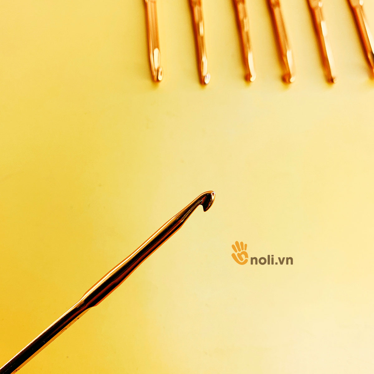 Golden Handle Double Head Crochet Hook