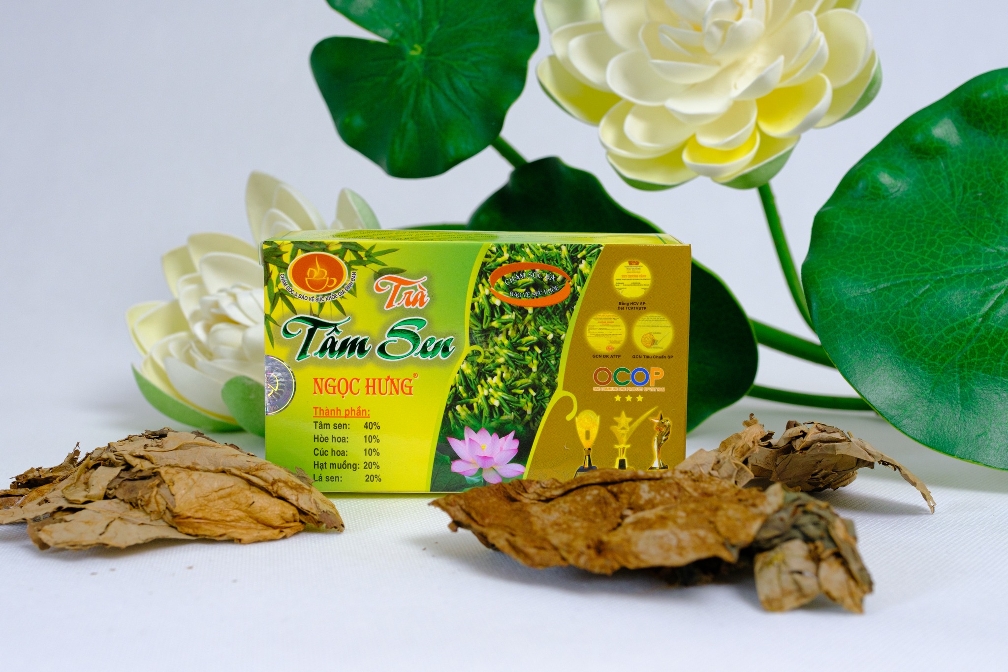 Combo 5 hộp trà Tâm sen Ngọc Hưng