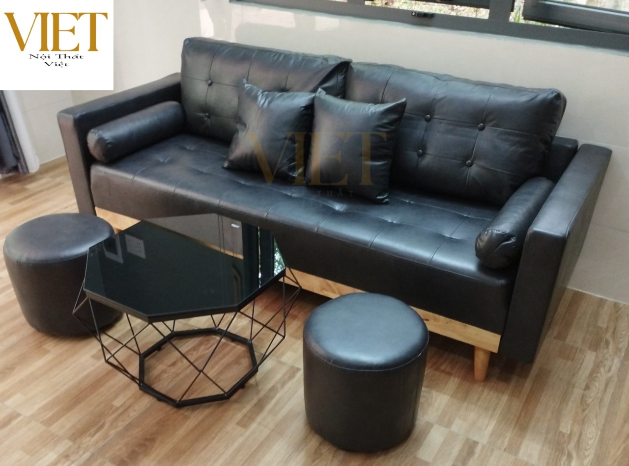 SOFA CÓ TAY , SOFA PHÒNG KHÁCH HIỆN ĐẠI ( TẶNG KÈM 4 GỐI )