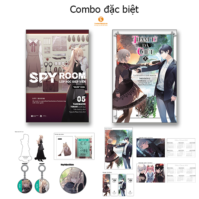 Sách - Combo Thám tử đã chết + Spy room 5 - Thaihabooks