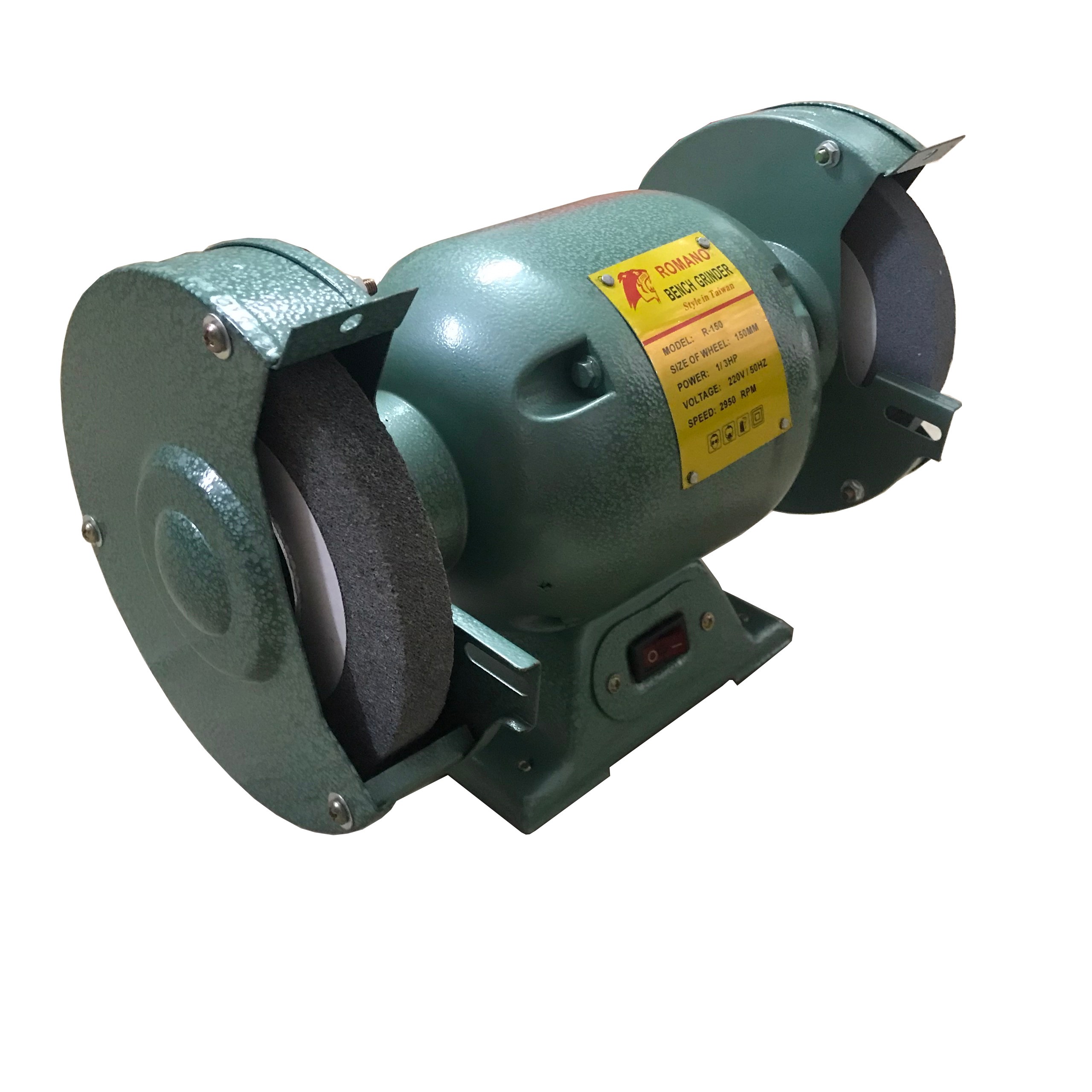 Máy Mài 2 Đá Romano Dây Đồng 100% Bảo Hành 12 Tháng