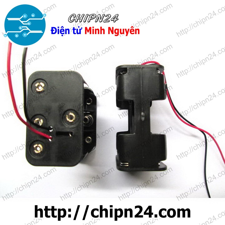 [1 cái] (C15) Hộp Đế pin 6 viên AA vuông - HH000590