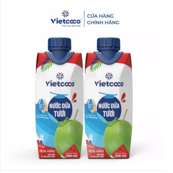 Nước dừa tươi dưa hấu Vietcoco 330ml