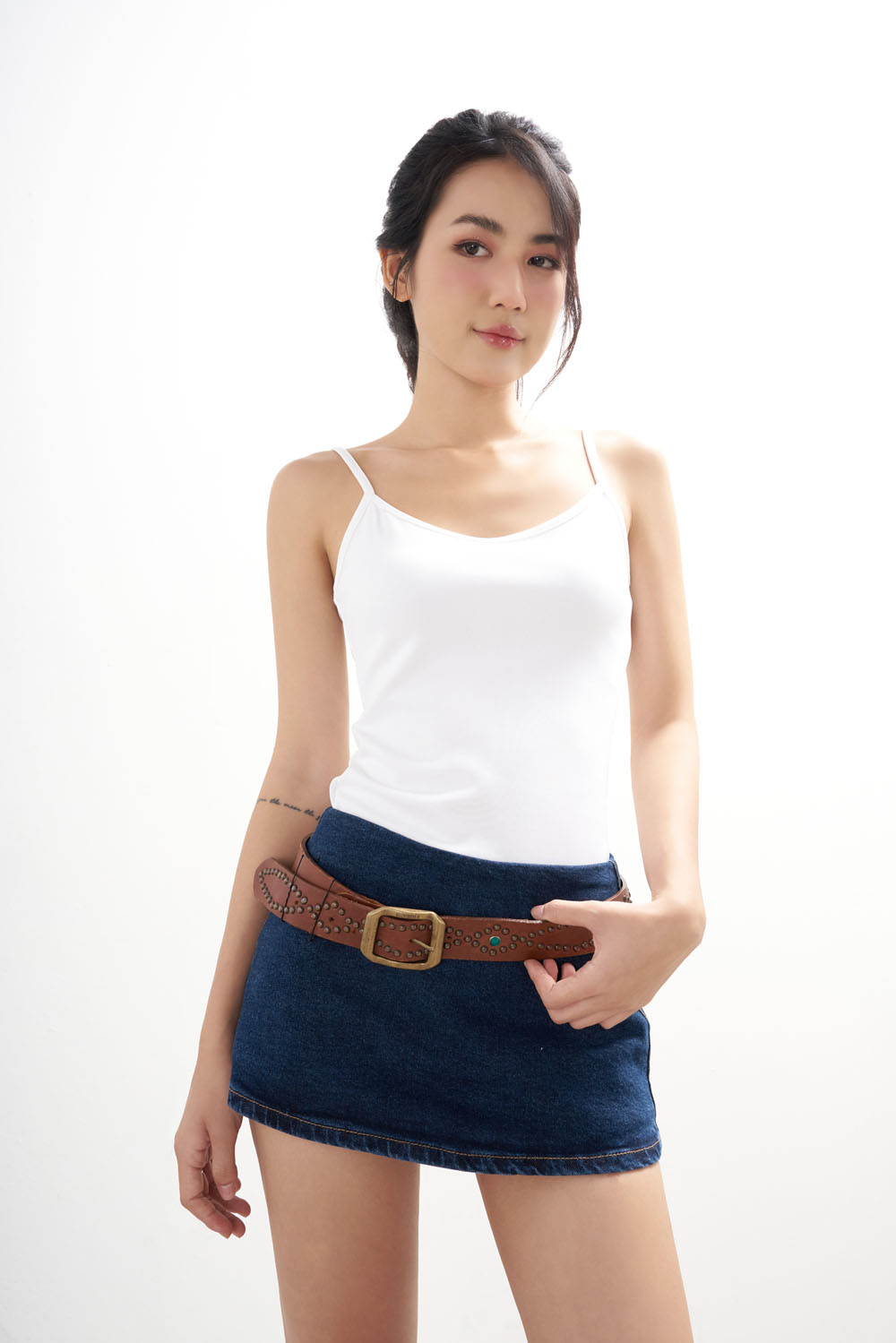 [OUTLET SALE] DOTTIE - Áo hai dây vải thun - T0733