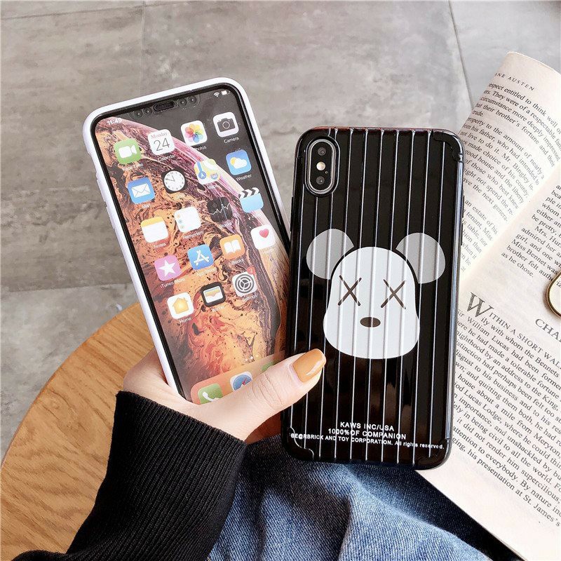 Ốp Lưng Iphone 7 plus, 8 plus Vali Vân Nổi