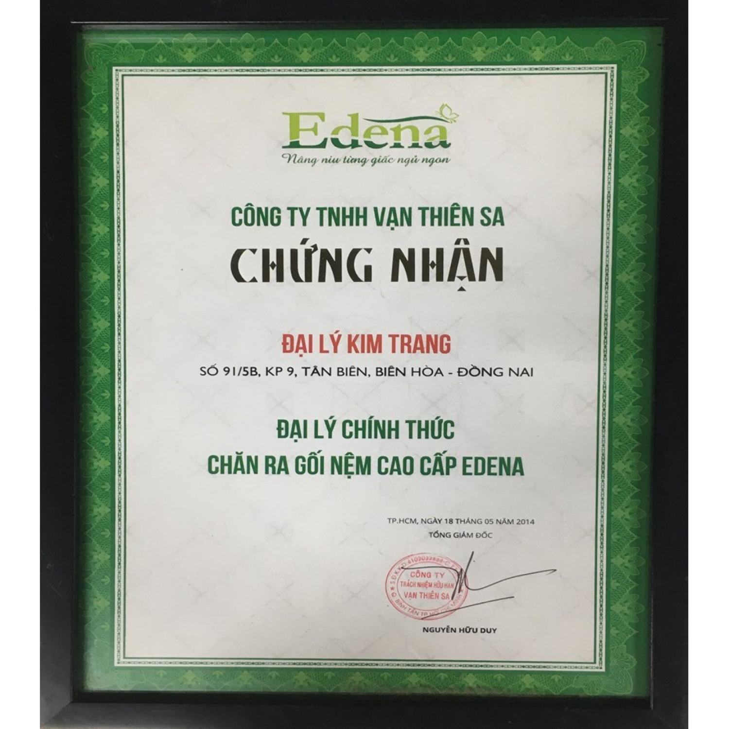 GA (Drap) Nệm Coton Solid Edena Mẫu 376 - CHÍNH HÃNG, CAO CẤP