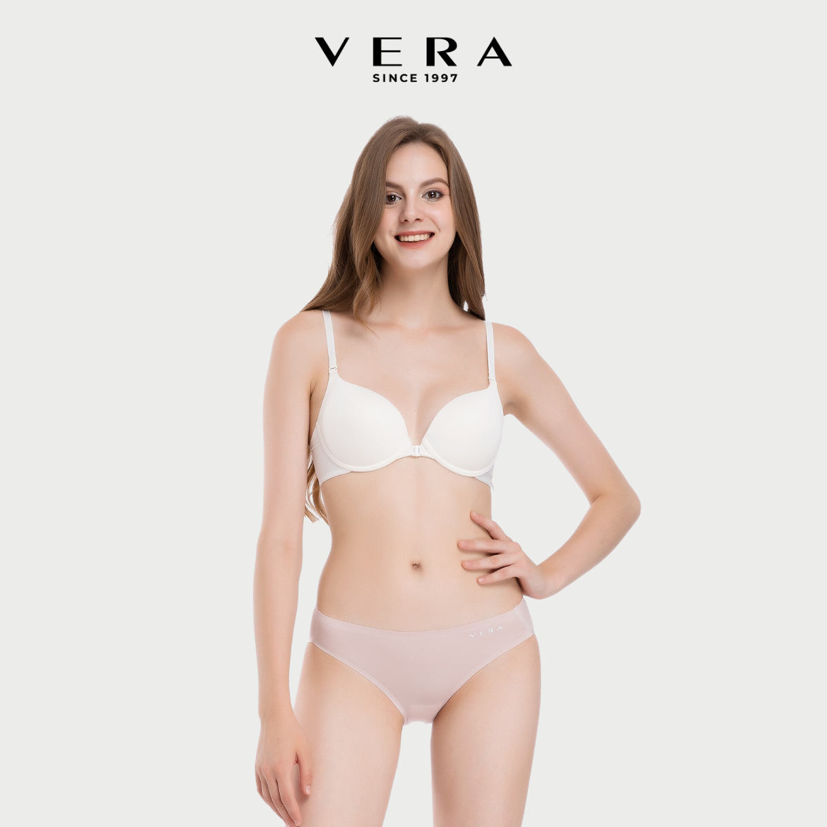 Quần lót Bikini nữ Vera seamless trơn - V0547