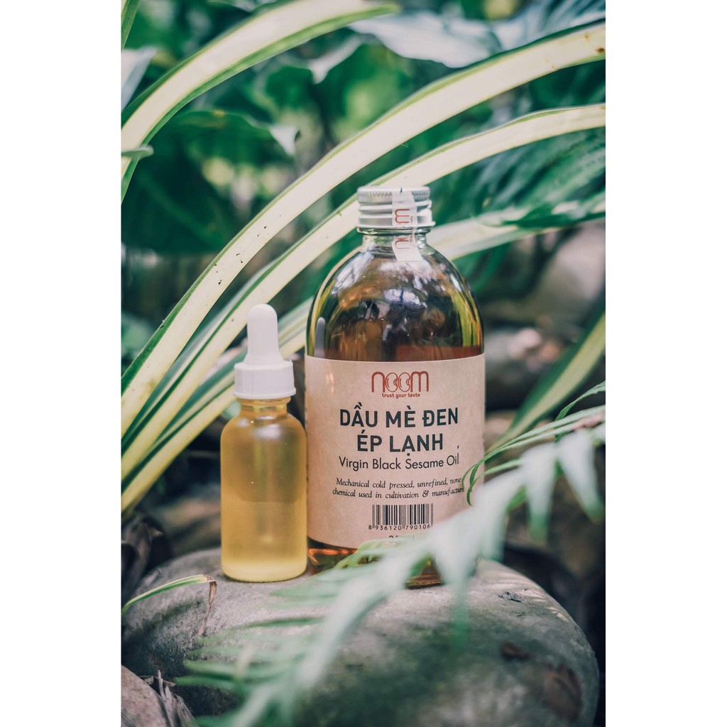 Dầu mè đen ép lạnh 350ml & 100ml - noom
