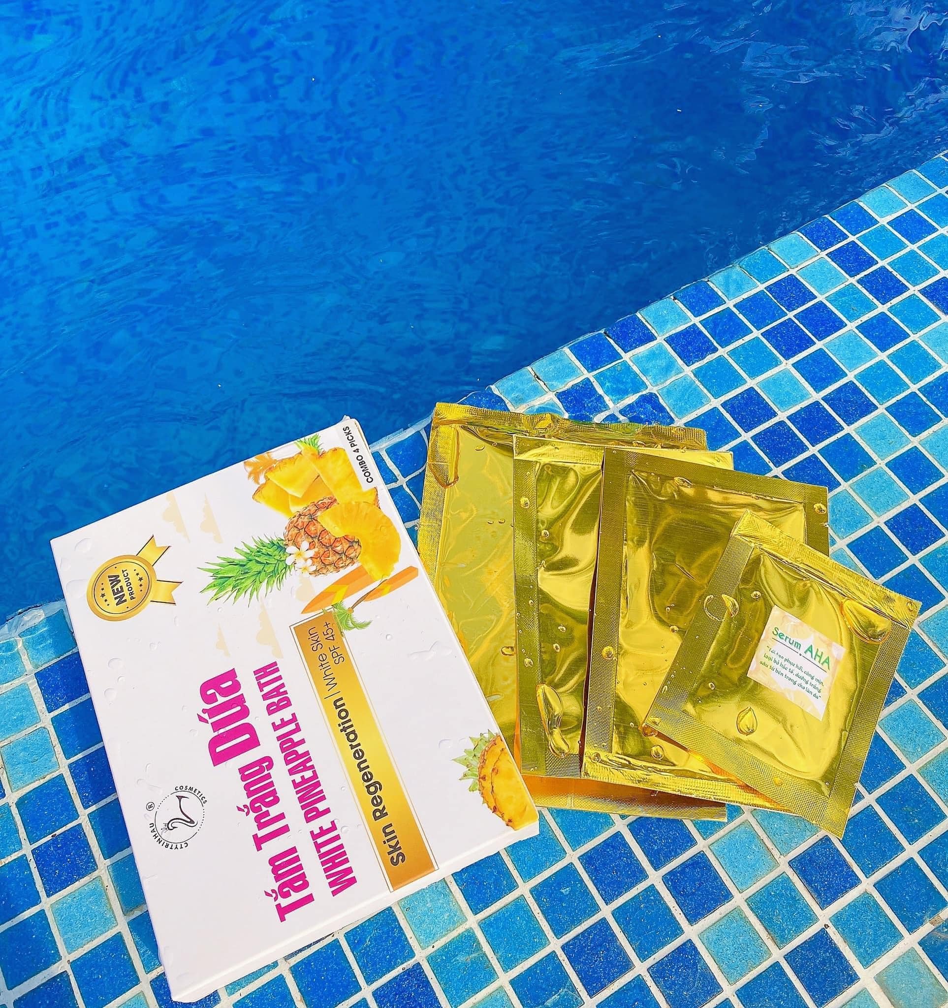 SET Tắm Trắng Dứa WHITE PINEAPPLE BATH