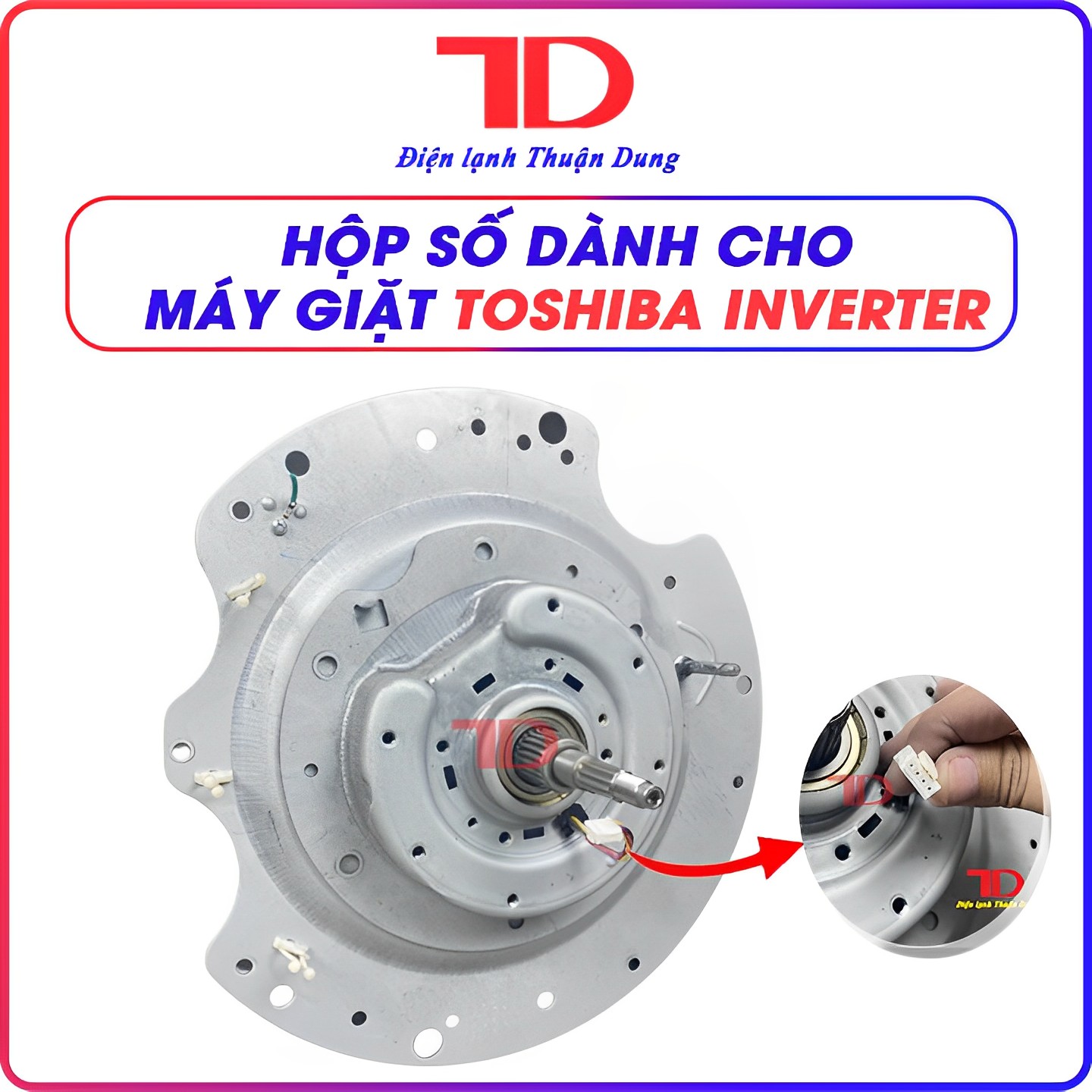 Bộ hộp số dành cho máy giặt toshiba inverter