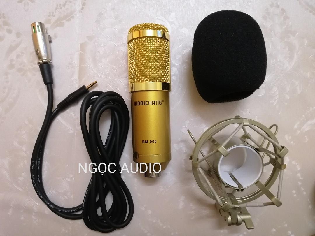 Trọn Bộ Live Stream Sound card V10 Bluetooth 2019 và Micro Bm 900