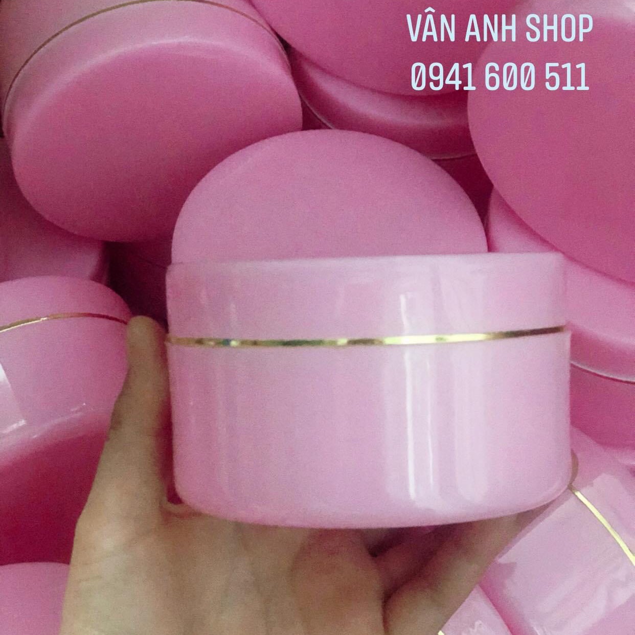 10 HỦ ĐỰNG KEM 200G MÀU HỒNG [Siêu rẻ siêu đẹp]