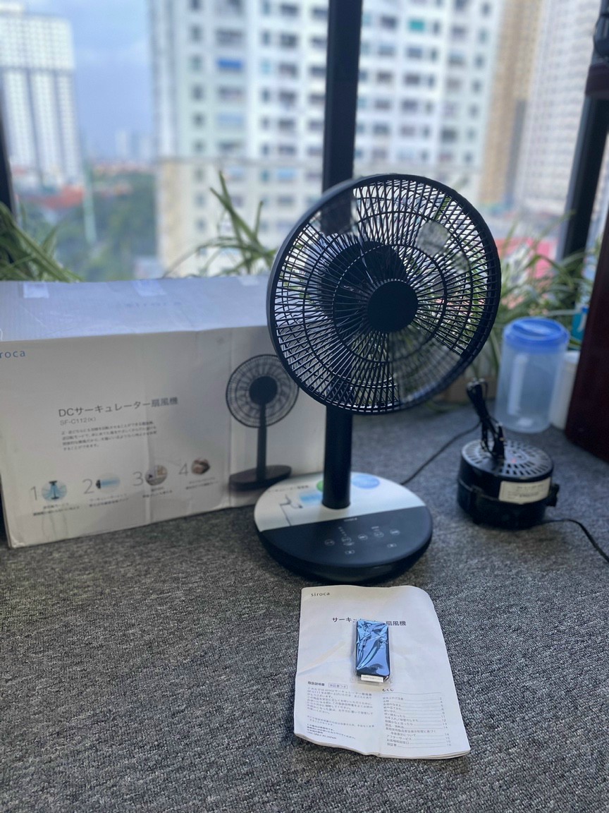 Quạt Nhật Cao Cấp Siroca 360 - Dùng Điện 100V