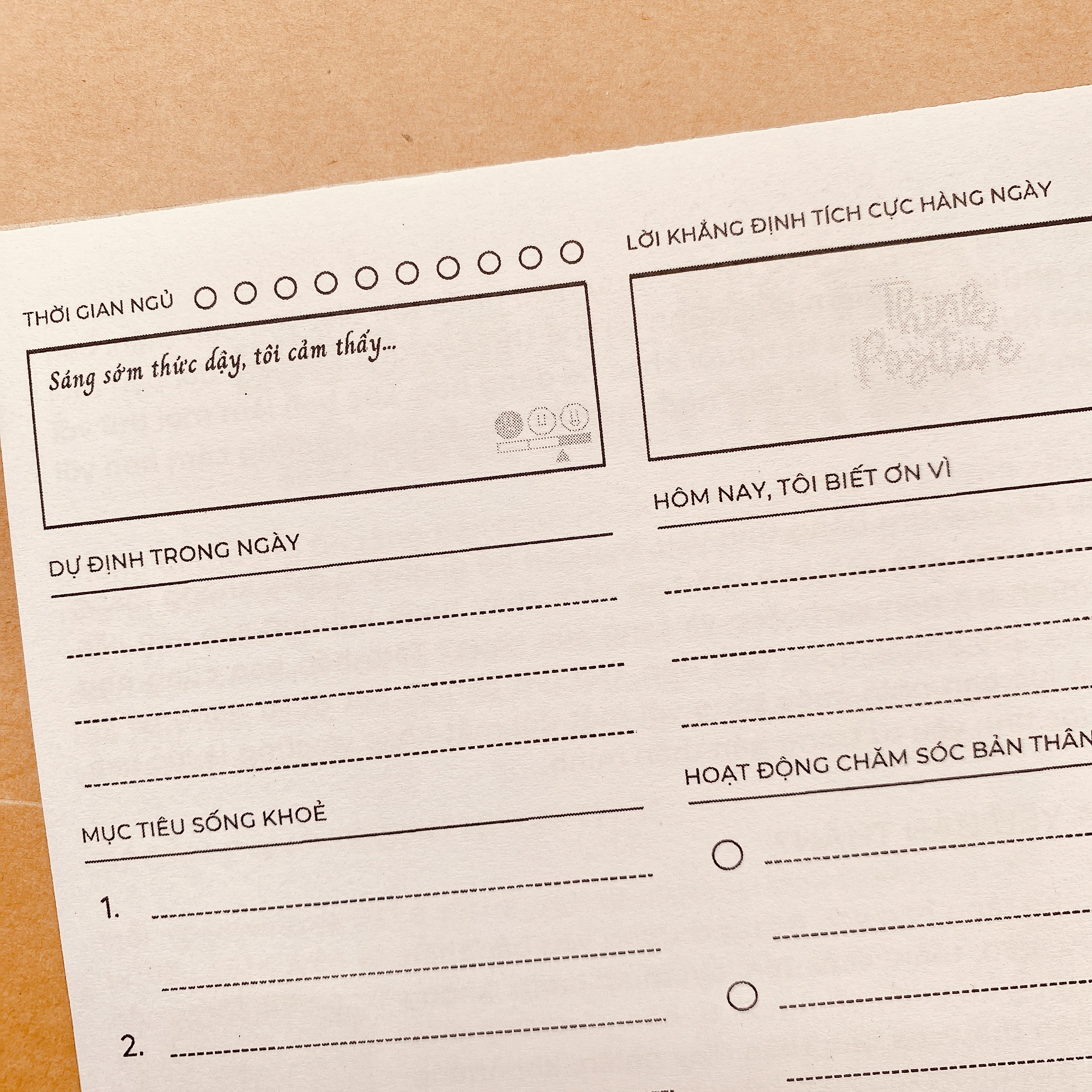 🌈[Sổ tay Nhật ký Yêu thương bản thân - Self-care planner] Sổ tay kế hoạch cuộc đời, phát triển bản thân