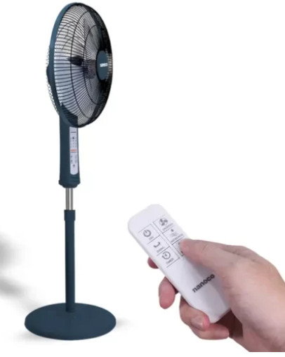 [GIAO TẠI HCM] - Quạt Đứng Có remote Nanoco NSF1602G-RCB (Màu xanh)